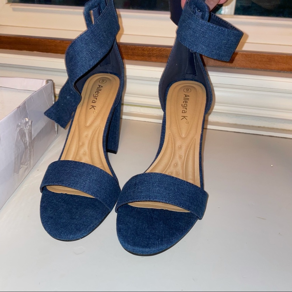 Denim Style Heels